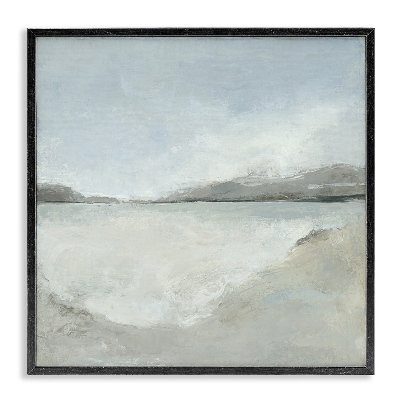 Stupell Industries Abstract Distressed Beach Framed Giclee Wall Art Design by Hannah Dawson
